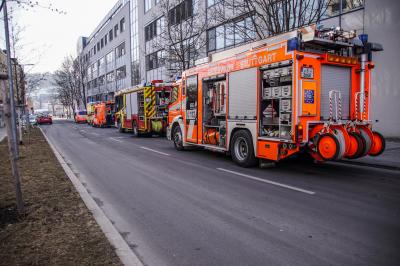 Stuttgart Feuerbach: Brand in Buerogebaeude